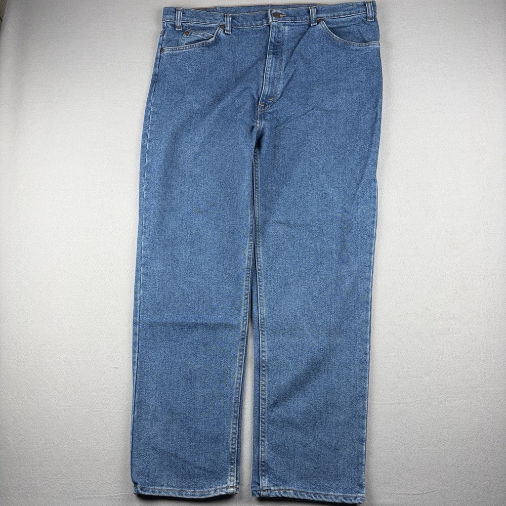 Vintage 1998 Levi's 540 Orange Tab Jeans Men's 40x30 Made in USA Relaxed Fit